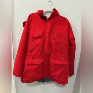 80s Goose Down Gore Tex Eddie Bauer Jacket. Made In Usa🇺🇸 Large in red